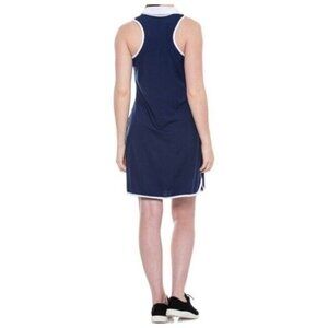 GOTTEX GOLF AND TENNIS Lorna Sleeveless Women Dress Navy Blue Small Pockets,new
